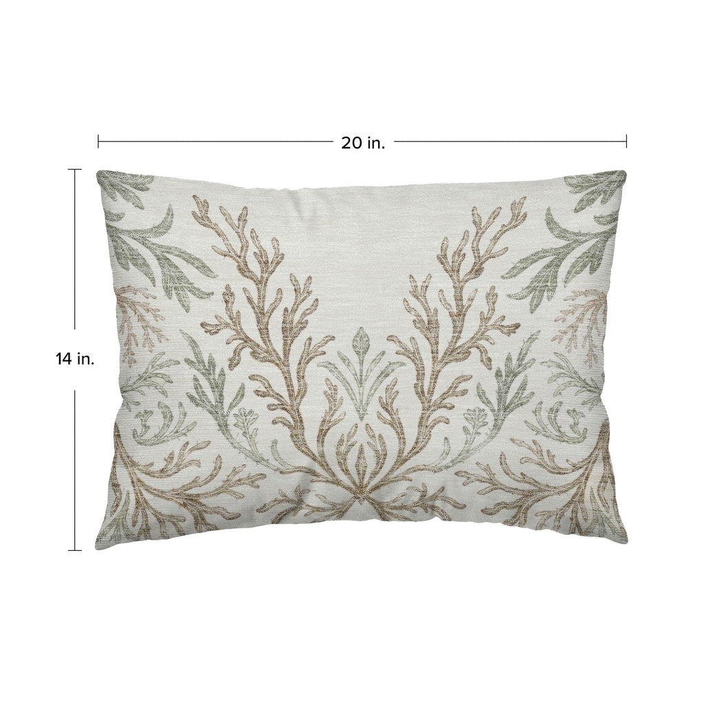 Bluewater BW11 Ivory Chenille Decorative Pillow