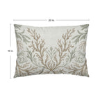 Bluewater BW11 Ivory Chenille Decorative Pillow
