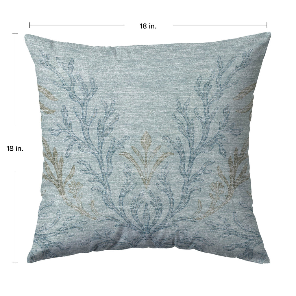 Bluewater BW11 Seafoam Chenille Decorative Pillow
