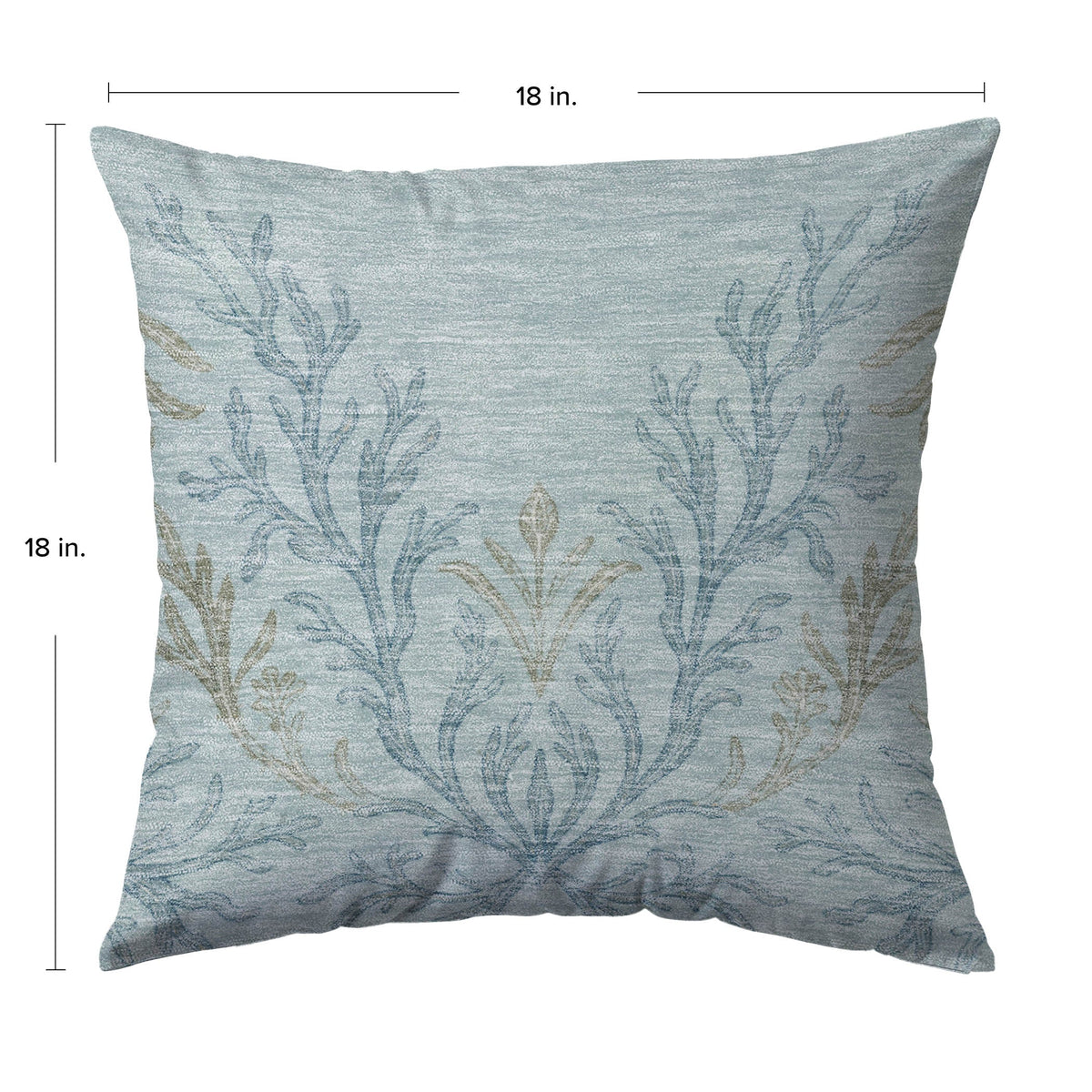 Bluewater BW11 Seafoam Chenille Decorative Pillow