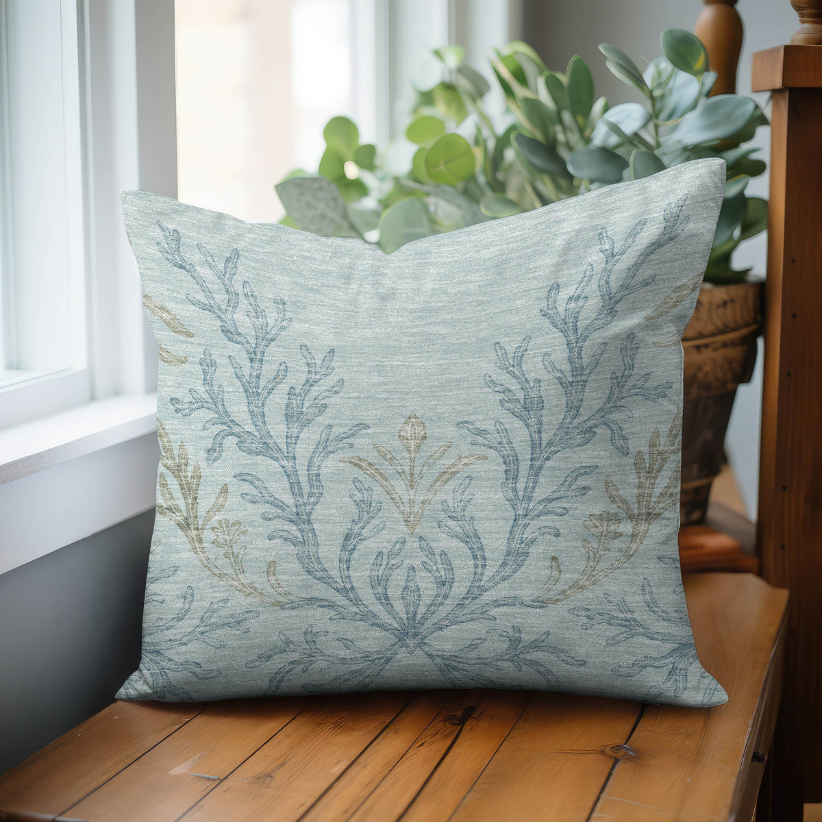 Bluewater BW11 Seafoam Chenille Decorative Pillow