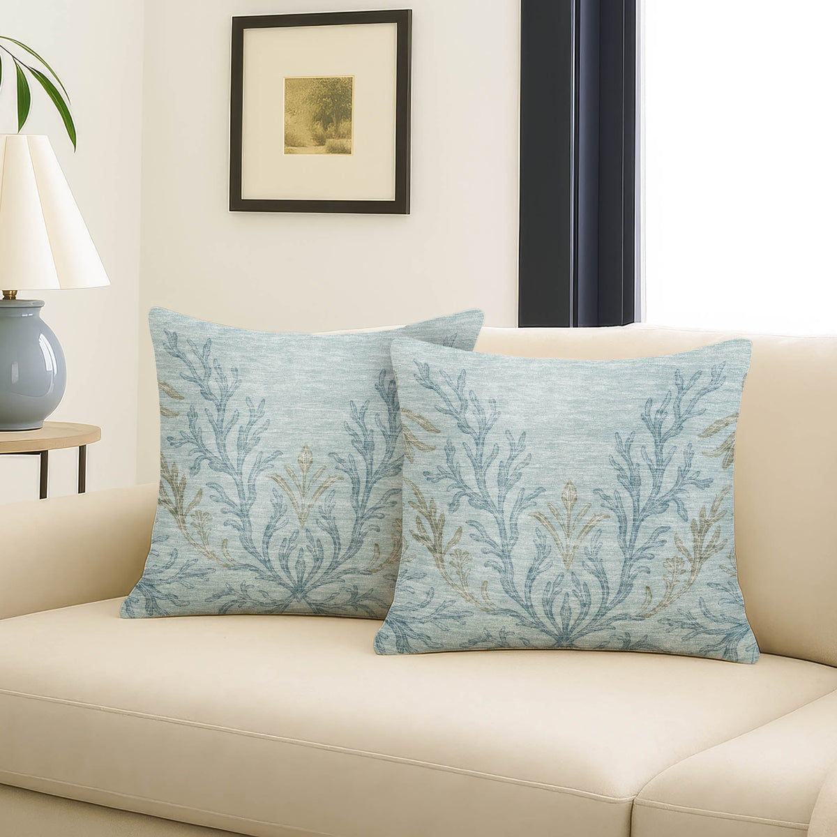 Bluewater BW11 Seafoam Chenille Decorative Pillow