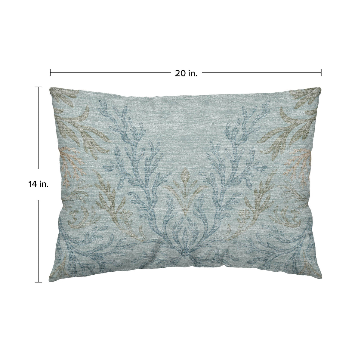 Bluewater BW11 Seafoam Chenille Decorative Pillow