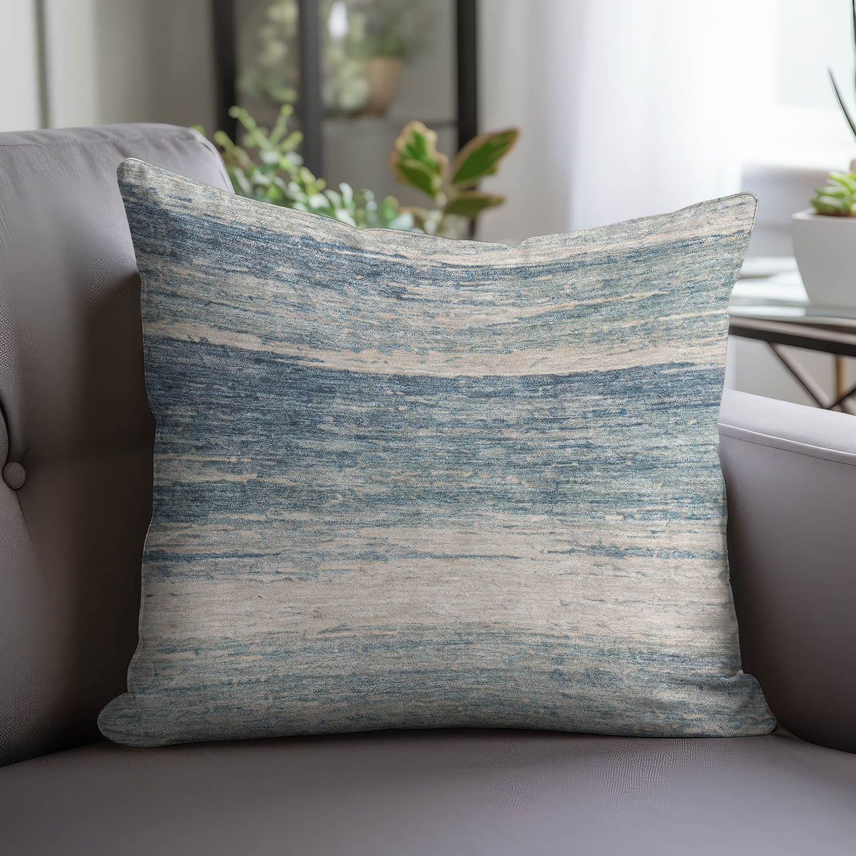 Bluewater BW12 Indigo Chenille Decorative Pillow