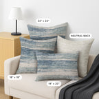 Bluewater BW12 Indigo Chenille Decorative Pillow