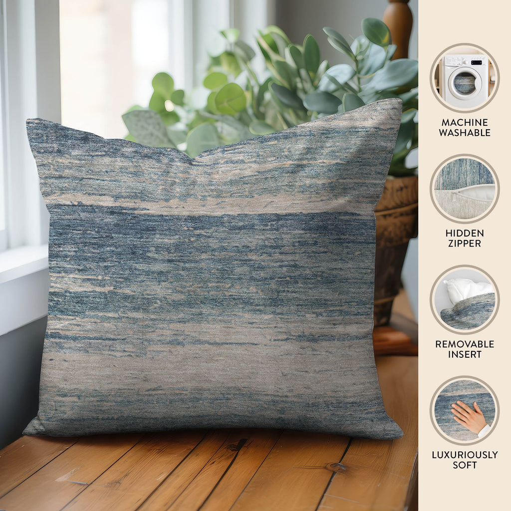 Bluewater BW12 Indigo Chenille Decorative Pillow
