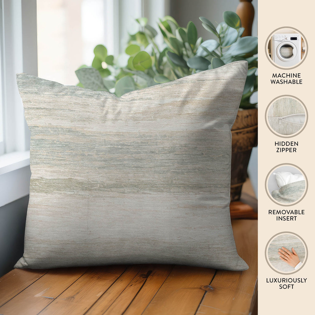 Bluewater BW12 Ivory Chenille Decorative Pillow