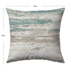 Bluewater BW12 Teal Chenille Decorative Pillow
