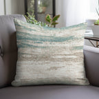 Bluewater BW12 Teal Chenille Decorative Pillow