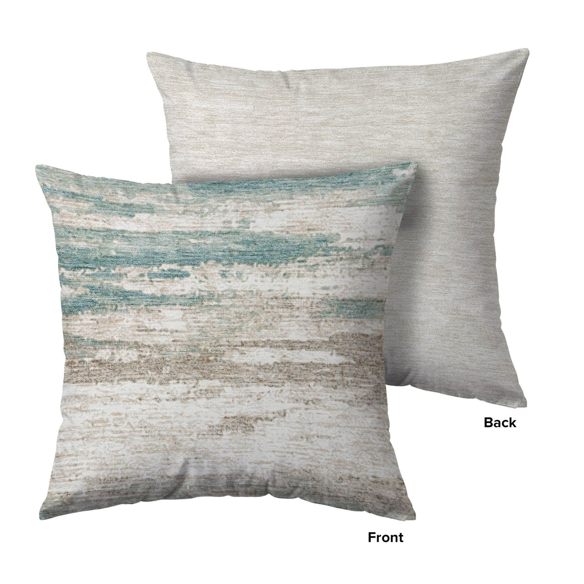 Bluewater BW12 Teal Chenille Decorative Pillow