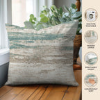 Bluewater BW12 Teal Chenille Decorative Pillow