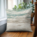 Bluewater BW12 Teal Chenille Decorative Pillow