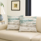 Bluewater BW12 Teal Chenille Decorative Pillow