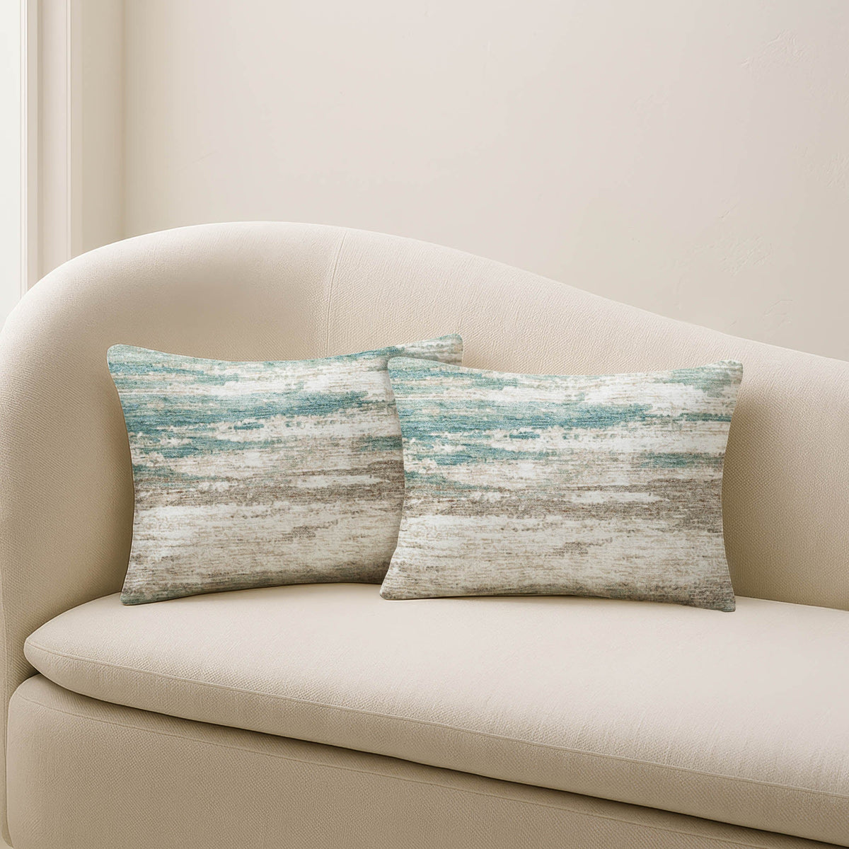 Bluewater BW12 Teal Chenille Decorative Pillow