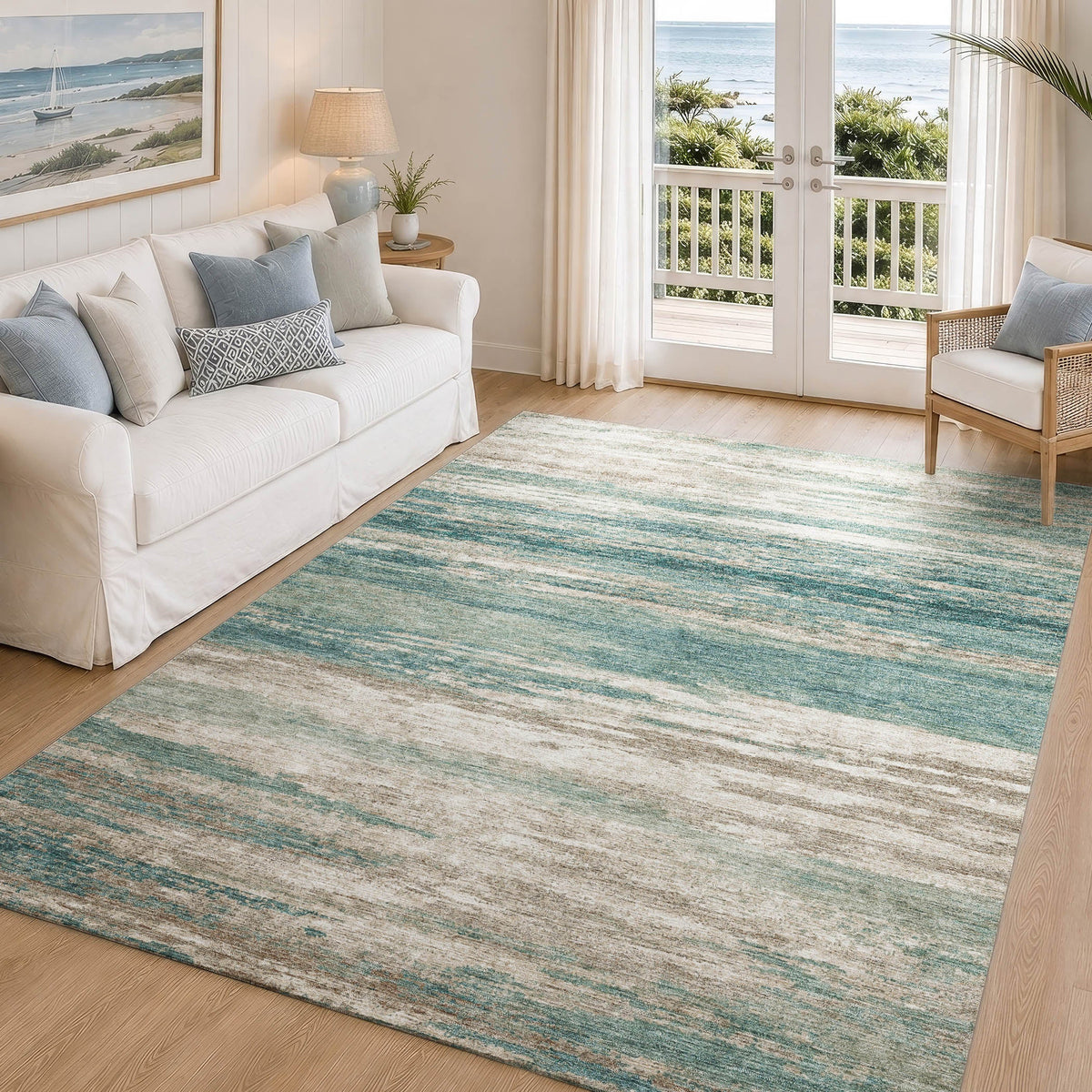 Bluewater BW12 Teal Rug