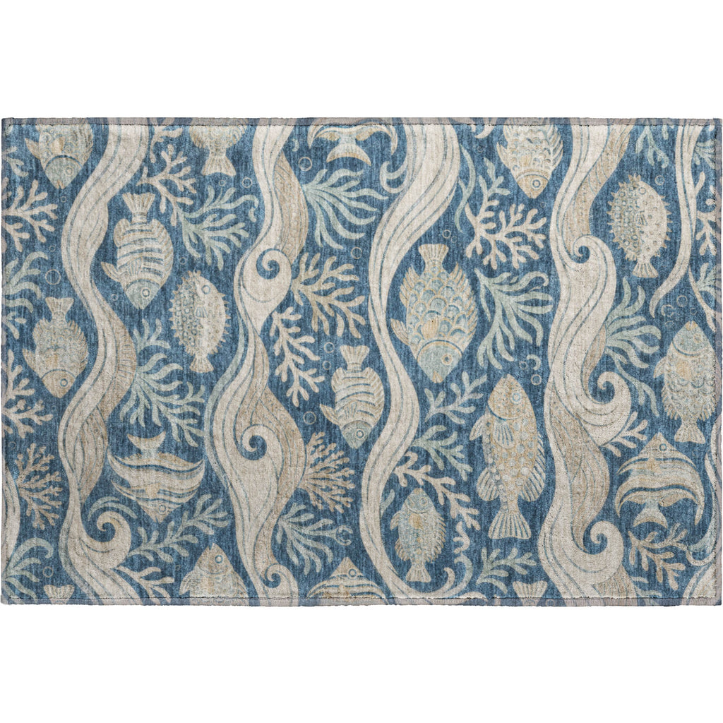 Bluewater BW13 Blue Rug