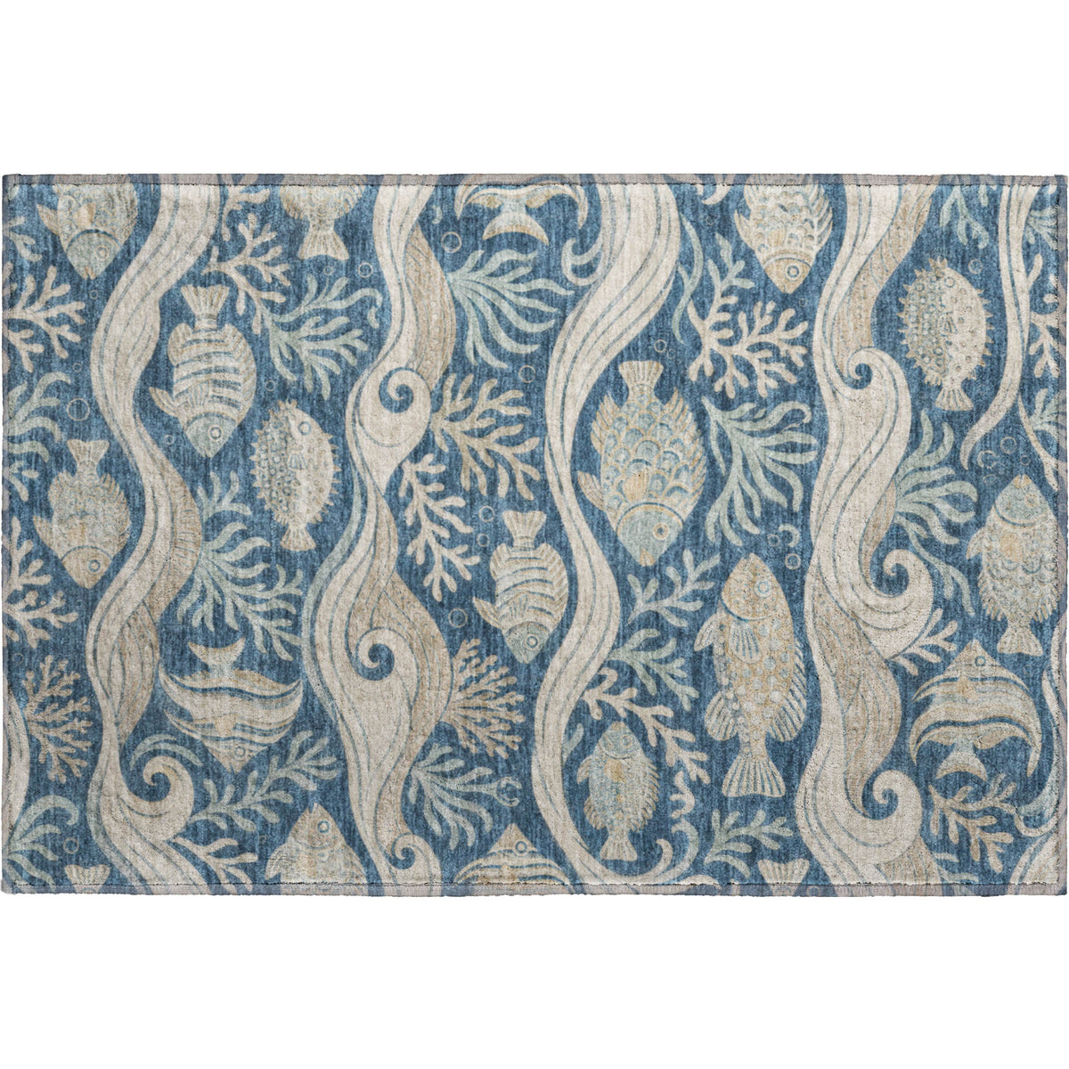 Bluewater BW13 Blue Rug