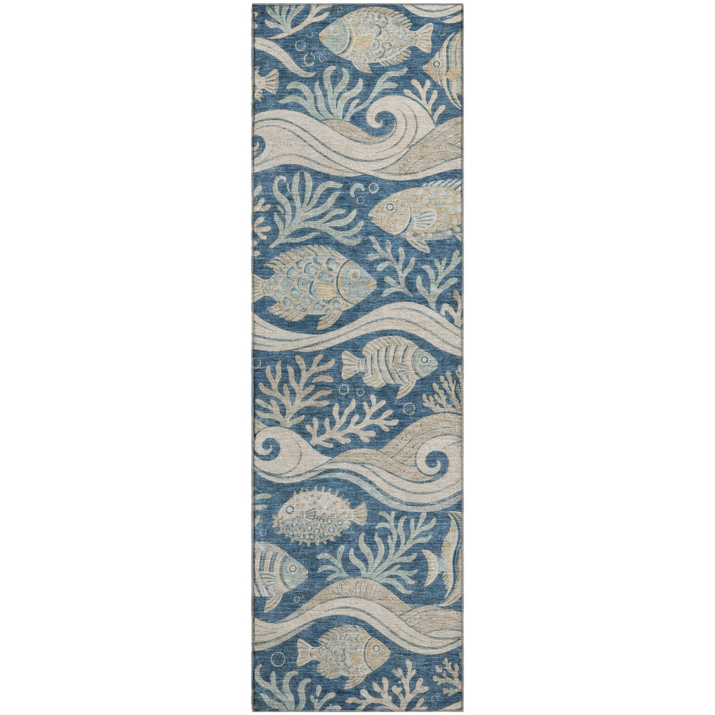 Bluewater BW13 Blue Rug