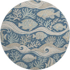 Bluewater BW13 Blue Rug