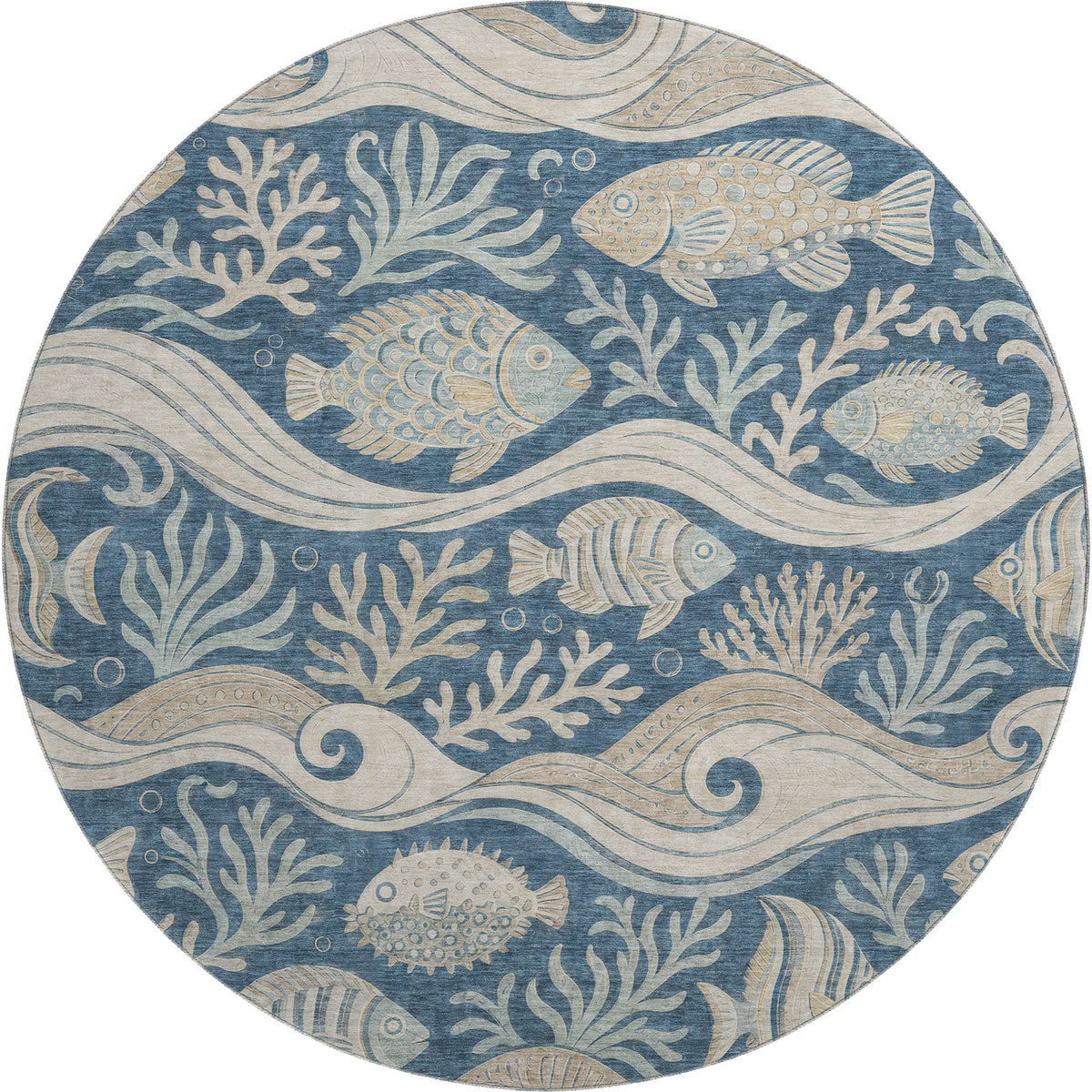 Bluewater BW13 Blue Rug
