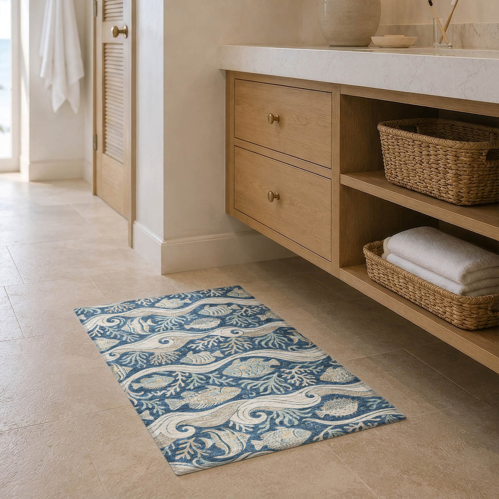 Bluewater BW13 Blue Rug