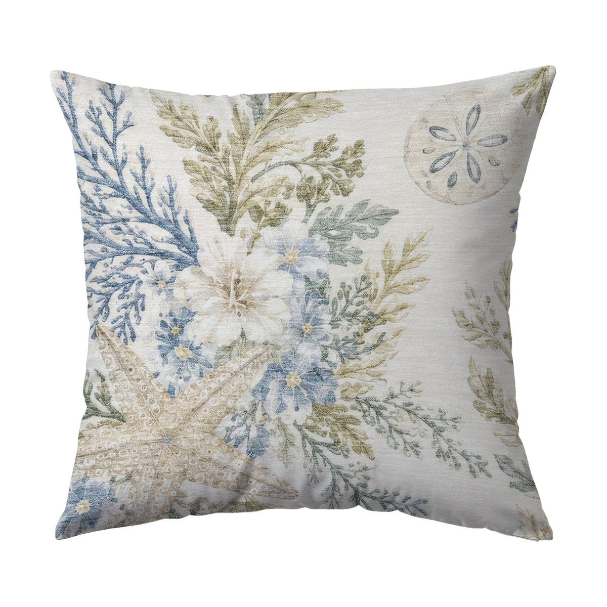 Bluewater BW1 Ivory Chenille Decorative Pillow