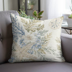 Bluewater BW1 Ivory Chenille Decorative Pillow