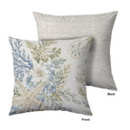 Bluewater BW1 Ivory Chenille Decorative Pillow