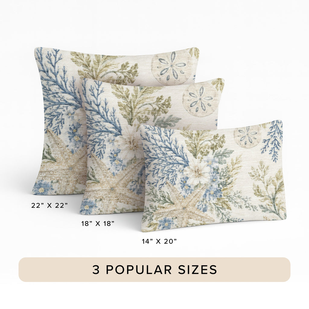 Bluewater BW1 Ivory Chenille Decorative Pillow