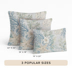 Bluewater BW1 Silver Chenille Decorative Pillow