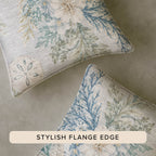 Bluewater BW1 Silver Chenille Decorative Pillow
