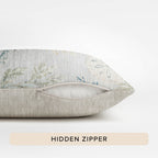 Bluewater BW1 Silver Chenille Decorative Pillow