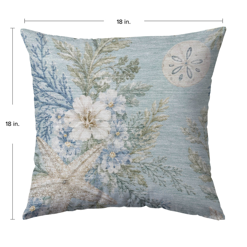 Bluewater BW1 Sky Chenille Decorative Pillow