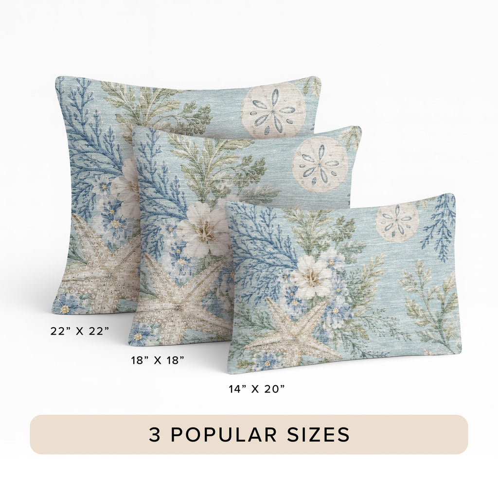 Bluewater BW1 Sky Chenille Decorative Pillow