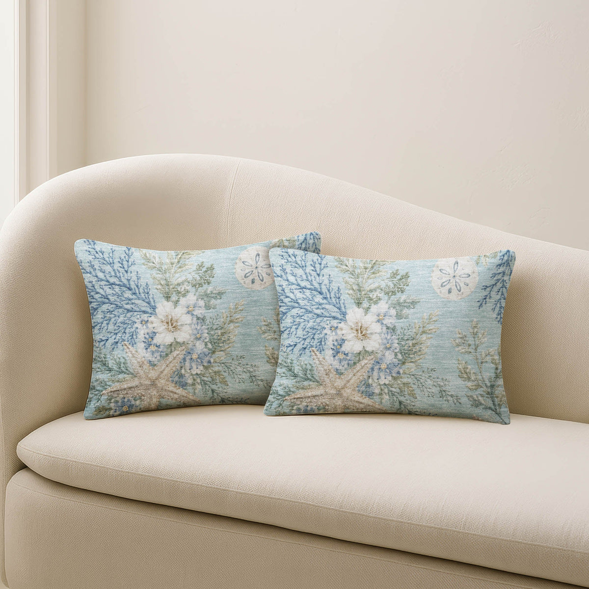 Bluewater BW1 Sky Chenille Decorative Pillow