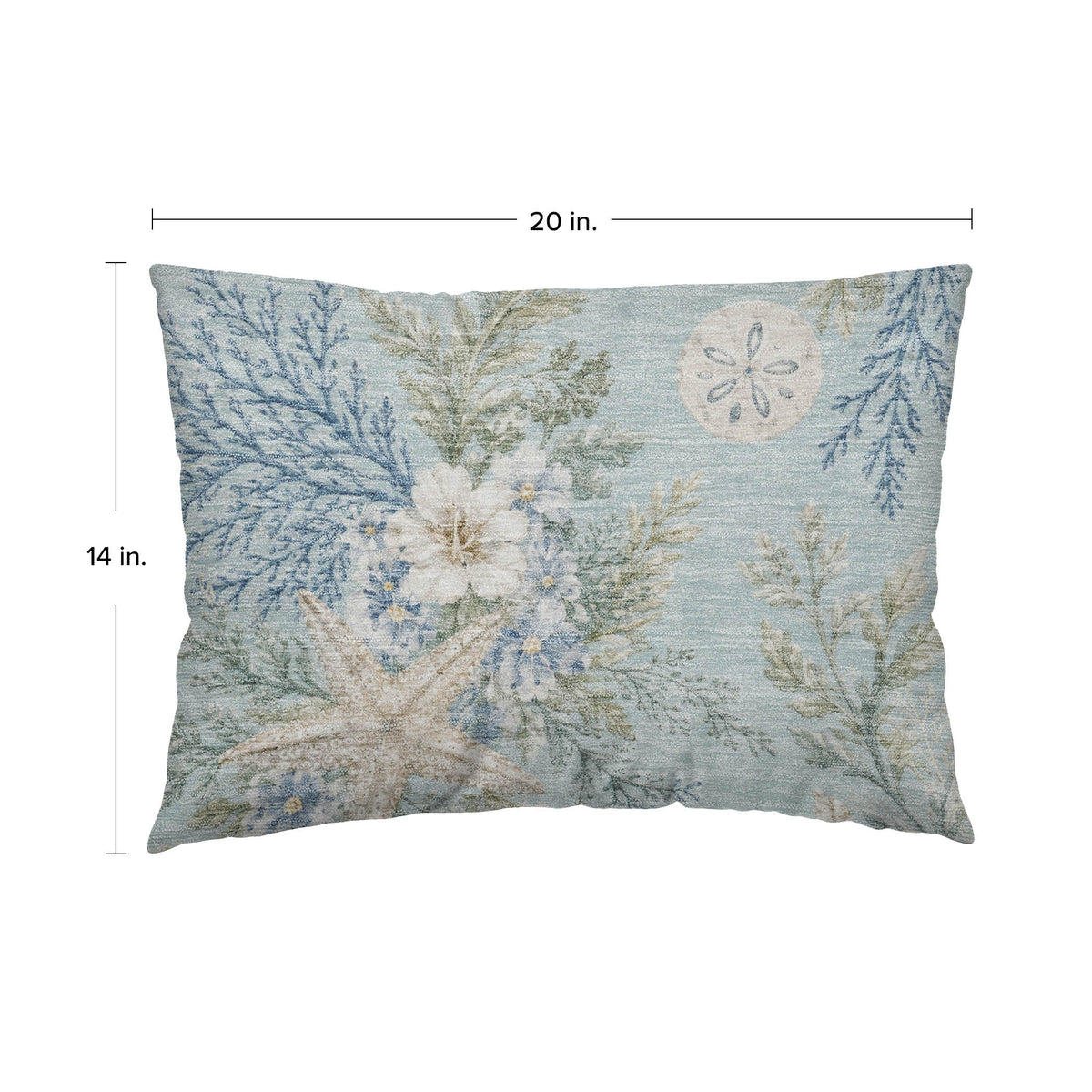 Bluewater BW1 Sky Chenille Decorative Pillow