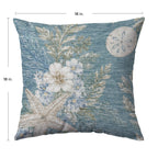 Bluewater BW1 Teal Chenille Decorative Pillow