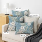 Bluewater BW1 Teal Chenille Decorative Pillow