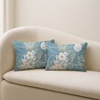 Bluewater BW1 Teal Chenille Decorative Pillow