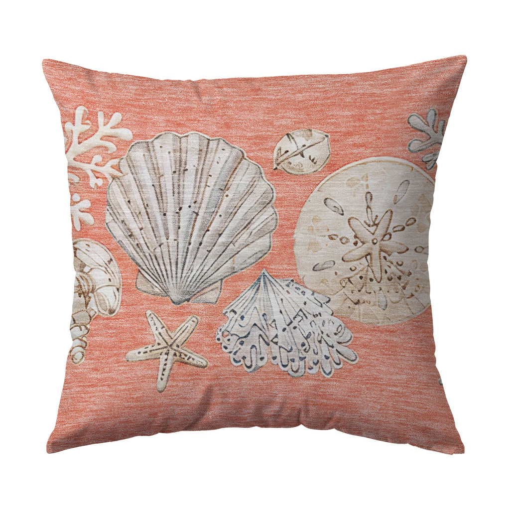 Bluewater BW2 Coral Chenille Decorative Pillow