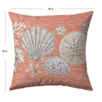 Bluewater BW2 Coral Chenille Decorative Pillow