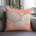 Bluewater BW2 Coral Chenille Decorative Pillow