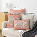Bluewater BW2 Coral Chenille Decorative Pillow