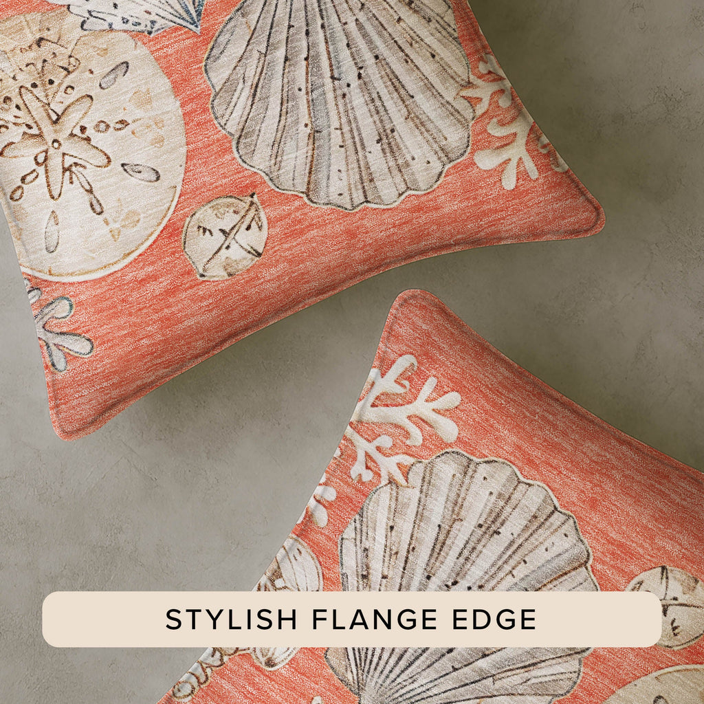 Bluewater BW2 Coral Chenille Decorative Pillow