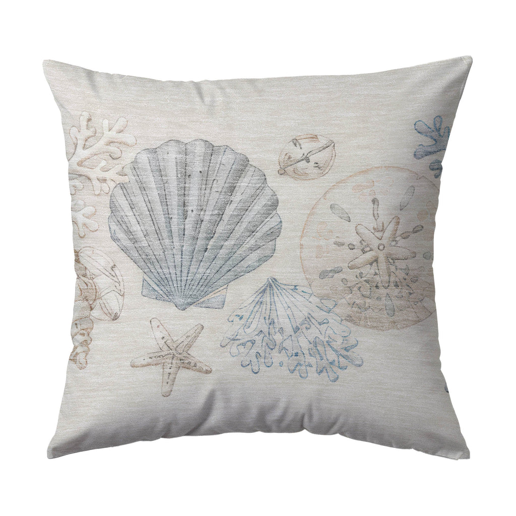 Bluewater BW2 Ivory Chenille Decorative Pillow