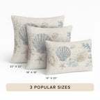 Bluewater BW2 Ivory Chenille Decorative Pillow