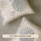 Bluewater BW2 Ivory Chenille Decorative Pillow