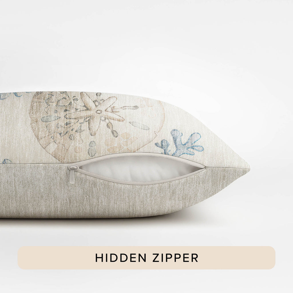 Bluewater BW2 Ivory Chenille Decorative Pillow