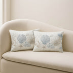 Bluewater BW2 Ivory Chenille Decorative Pillow