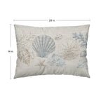 Bluewater BW2 Ivory Chenille Decorative Pillow